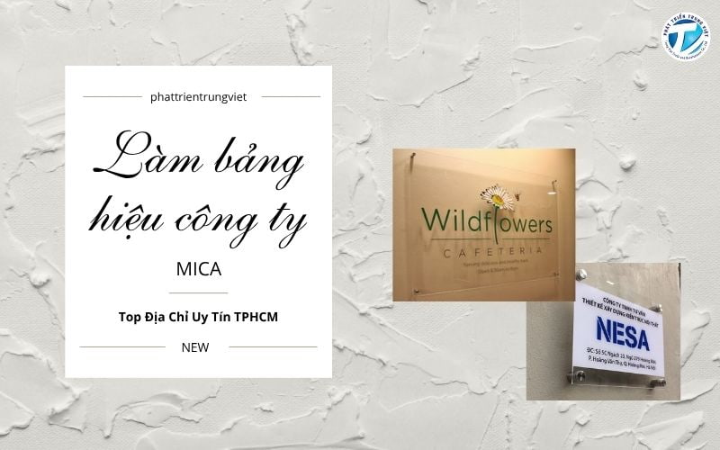 Làm Bảng Hiệu Công Ty Mica TP.HCM - Top Địa Chỉ Uy Tín